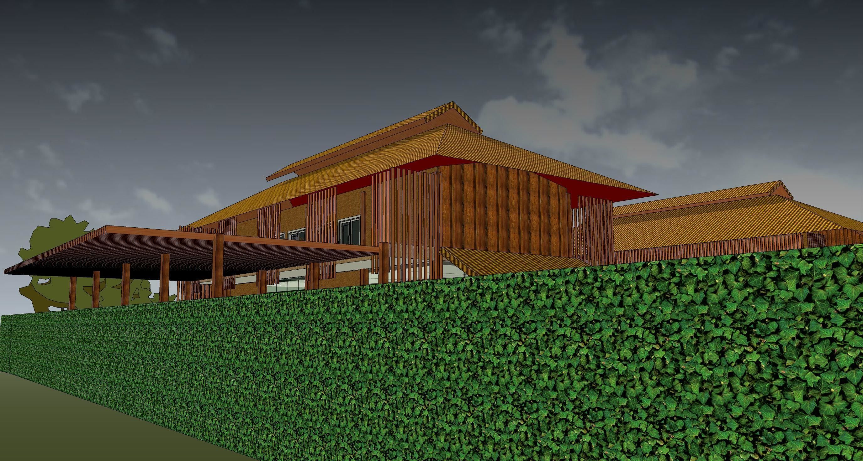 Guest house 3D model_6