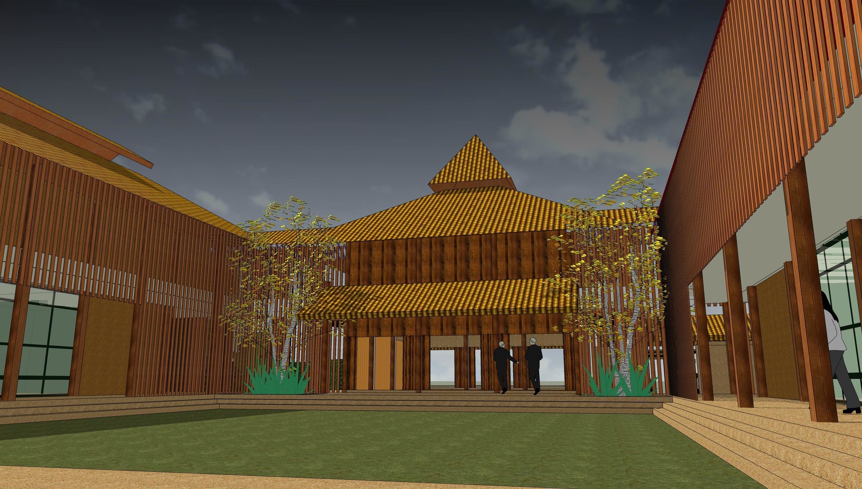 Guest house 3D model_3