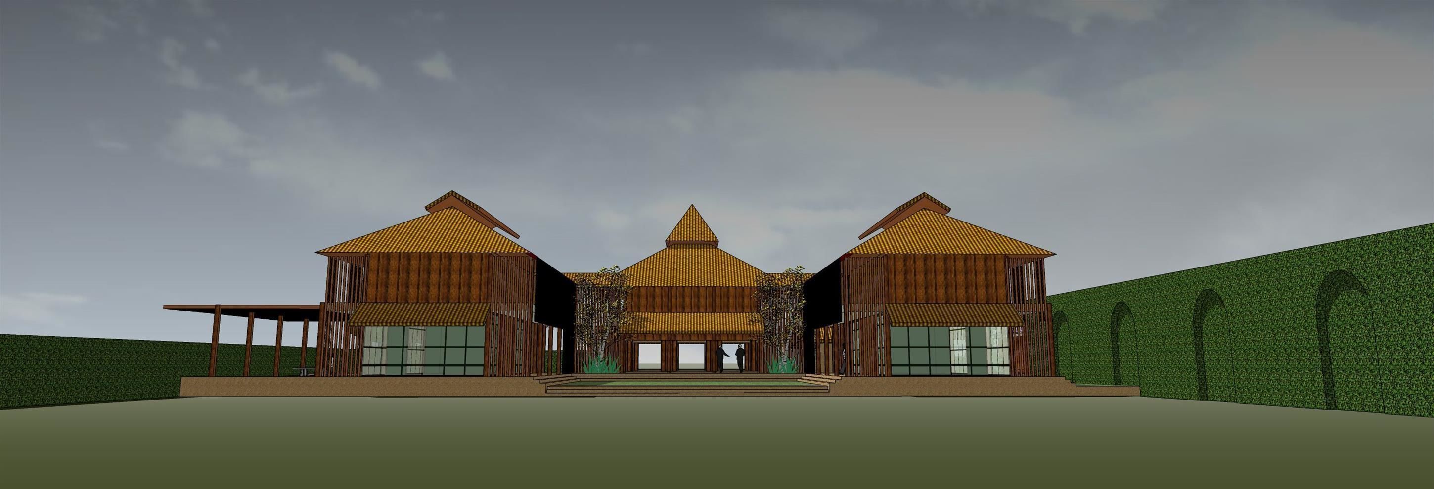 Guest house 3D model_11