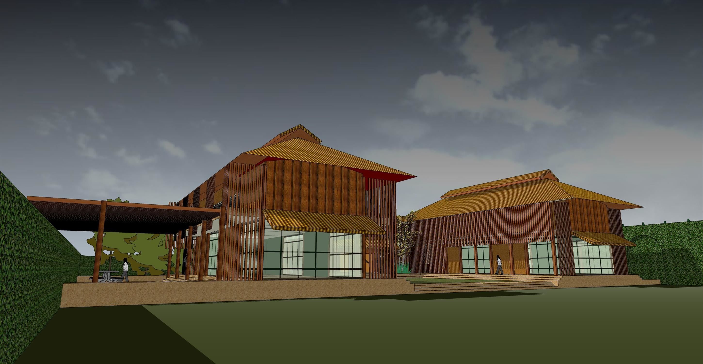 Guest house 3D model_4