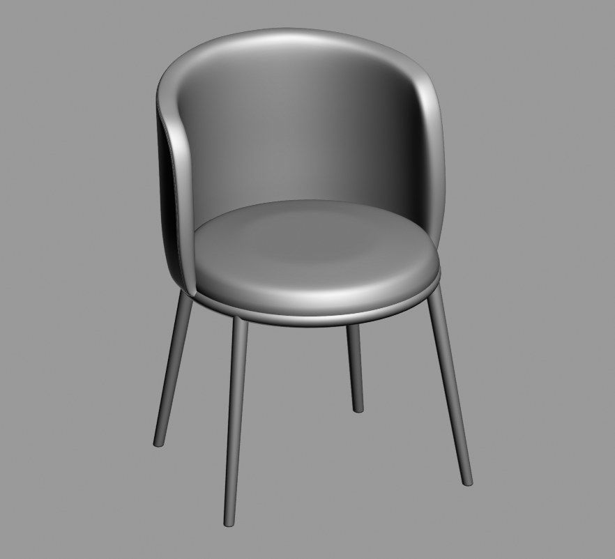 chair 88 3D model_4
