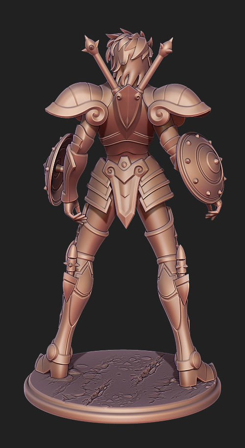 Saint Seiya Dohko Libra 3D print model_5