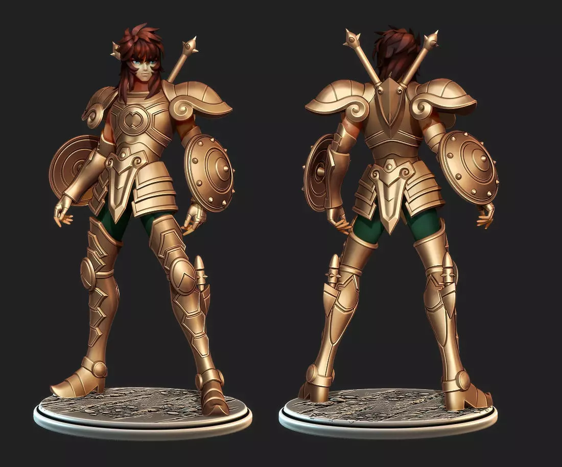 Saint Seiya Dohko Libra 3D print model_0