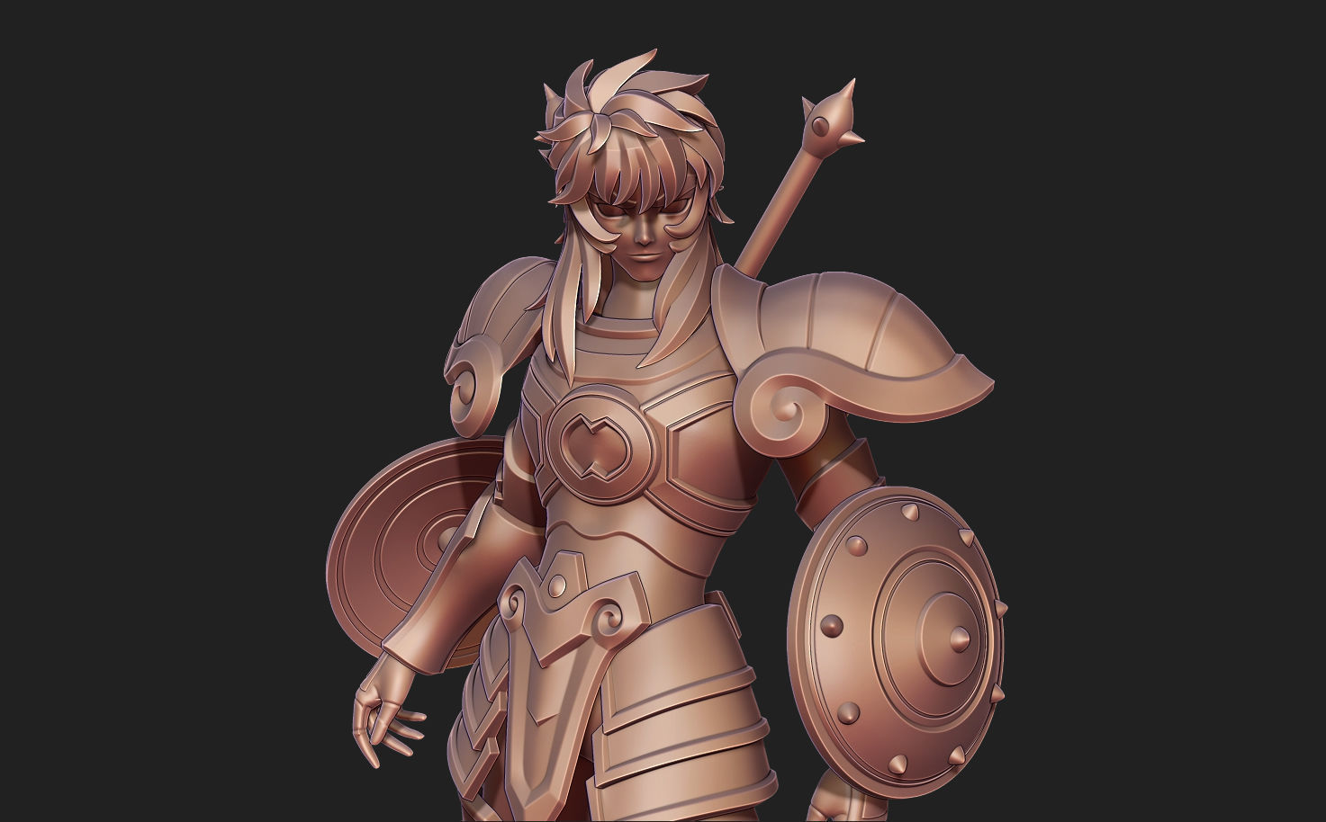 Saint Seiya Dohko Libra 3D print model_2