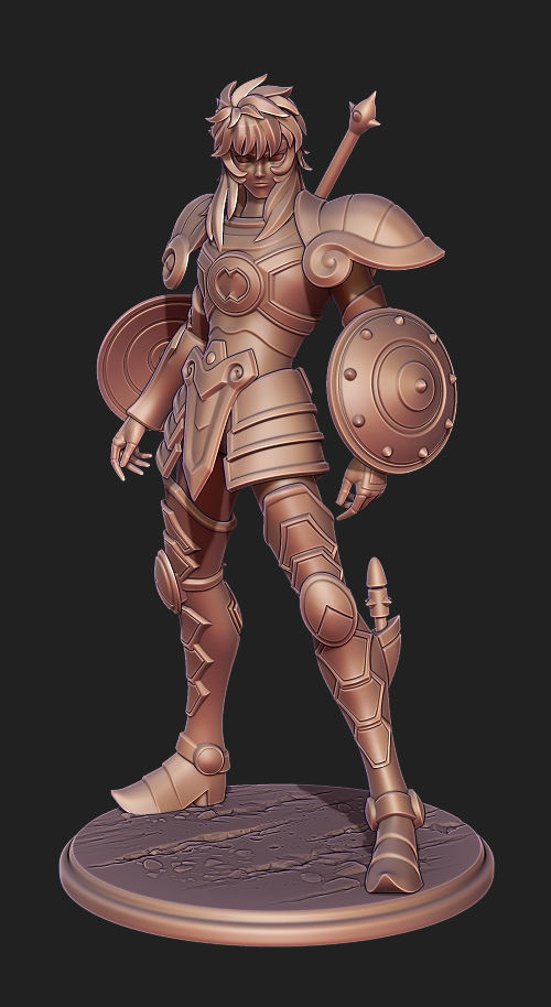 Saint Seiya Dohko Libra 3D print model_3