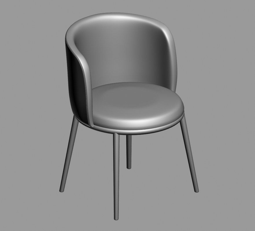 chair 89 3D model_2