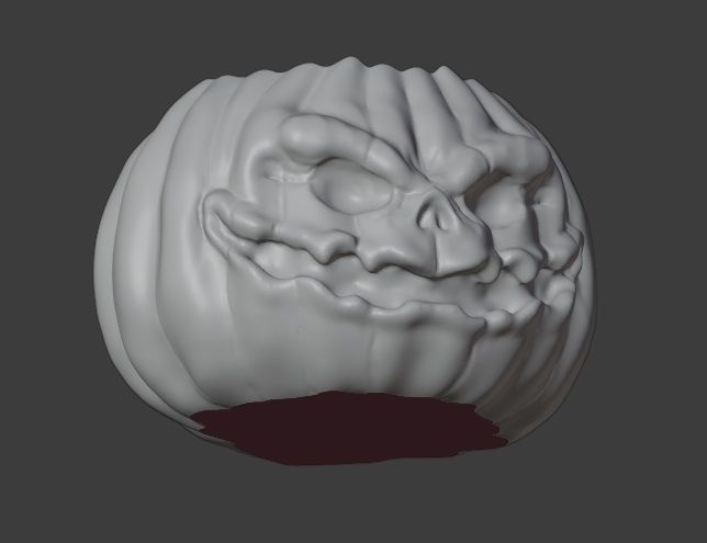 Pumpkin Jar 3D print model_2