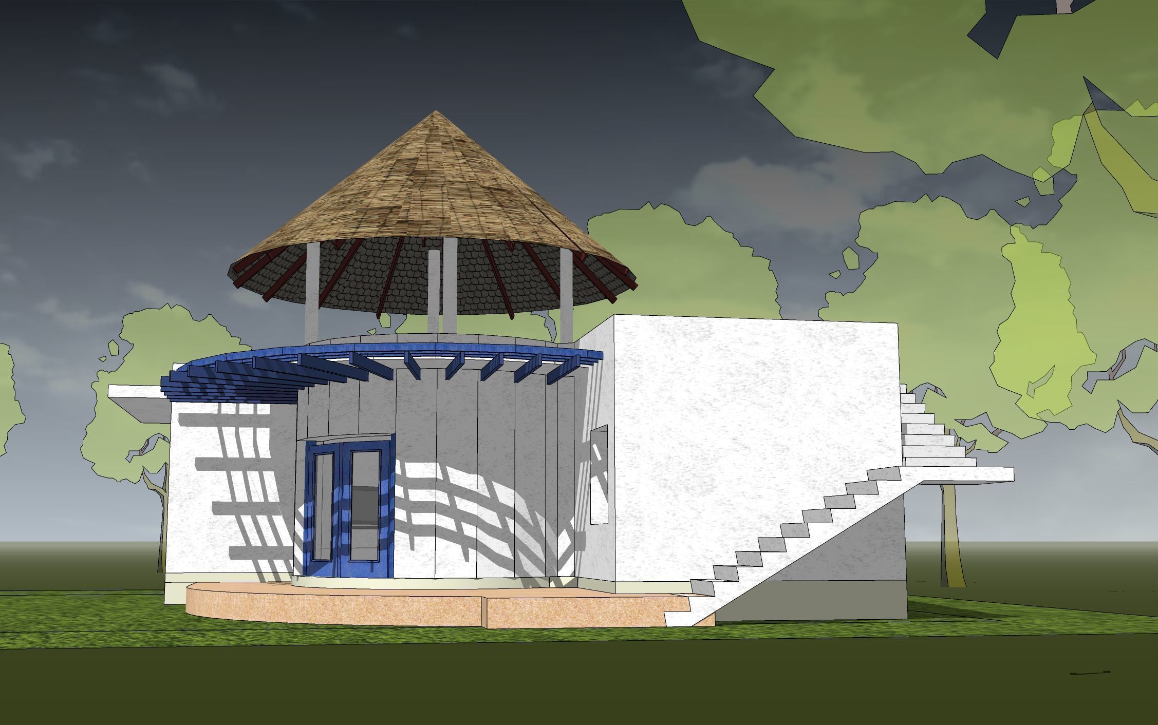 Resort house -02 3D model_5