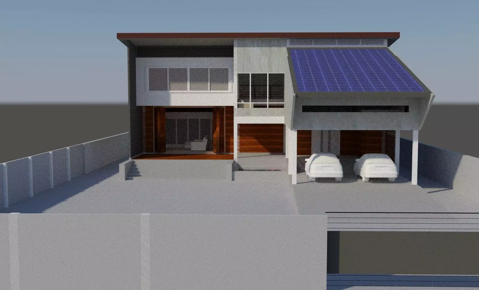 House with apartments around 3D model_0