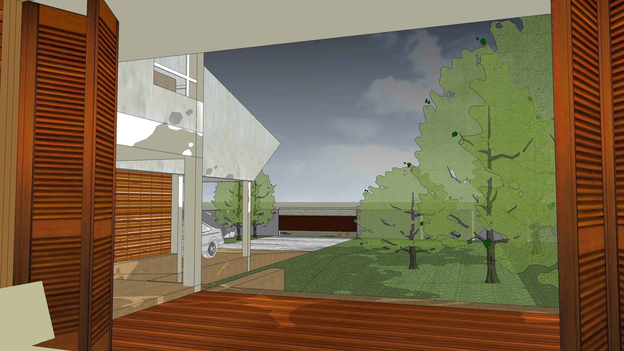 House with apartments around 3D model_4