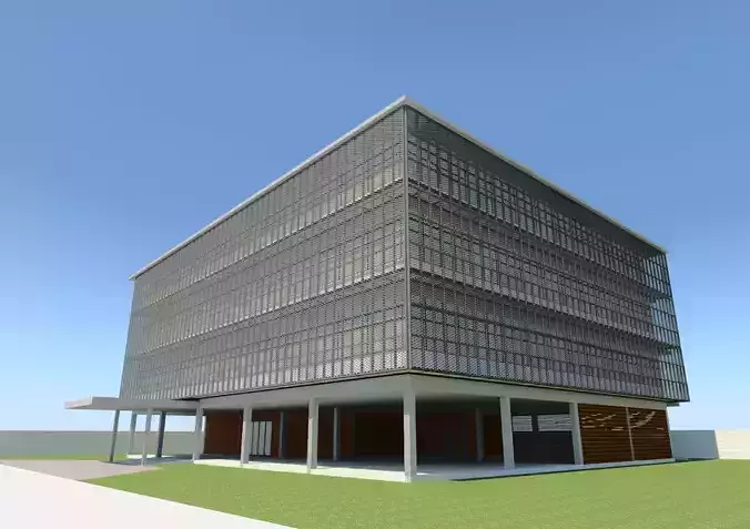 Box office 3D model