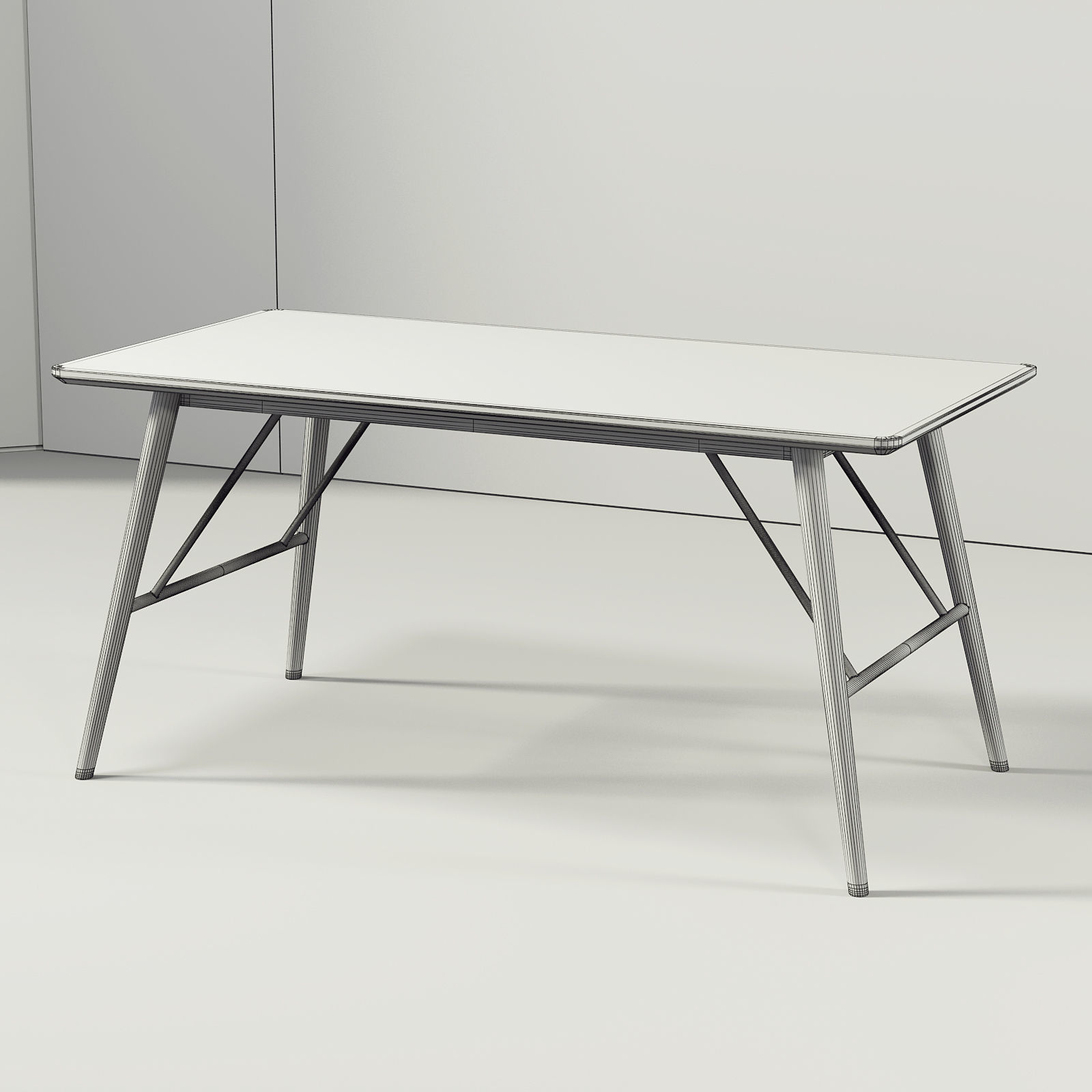 Dining Room Set 277 3D model_4