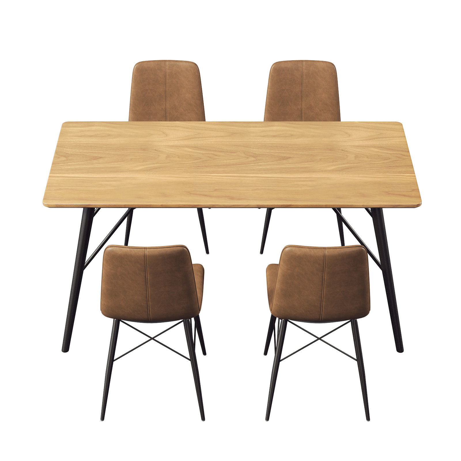 Dining Room Set 277 3D model_2