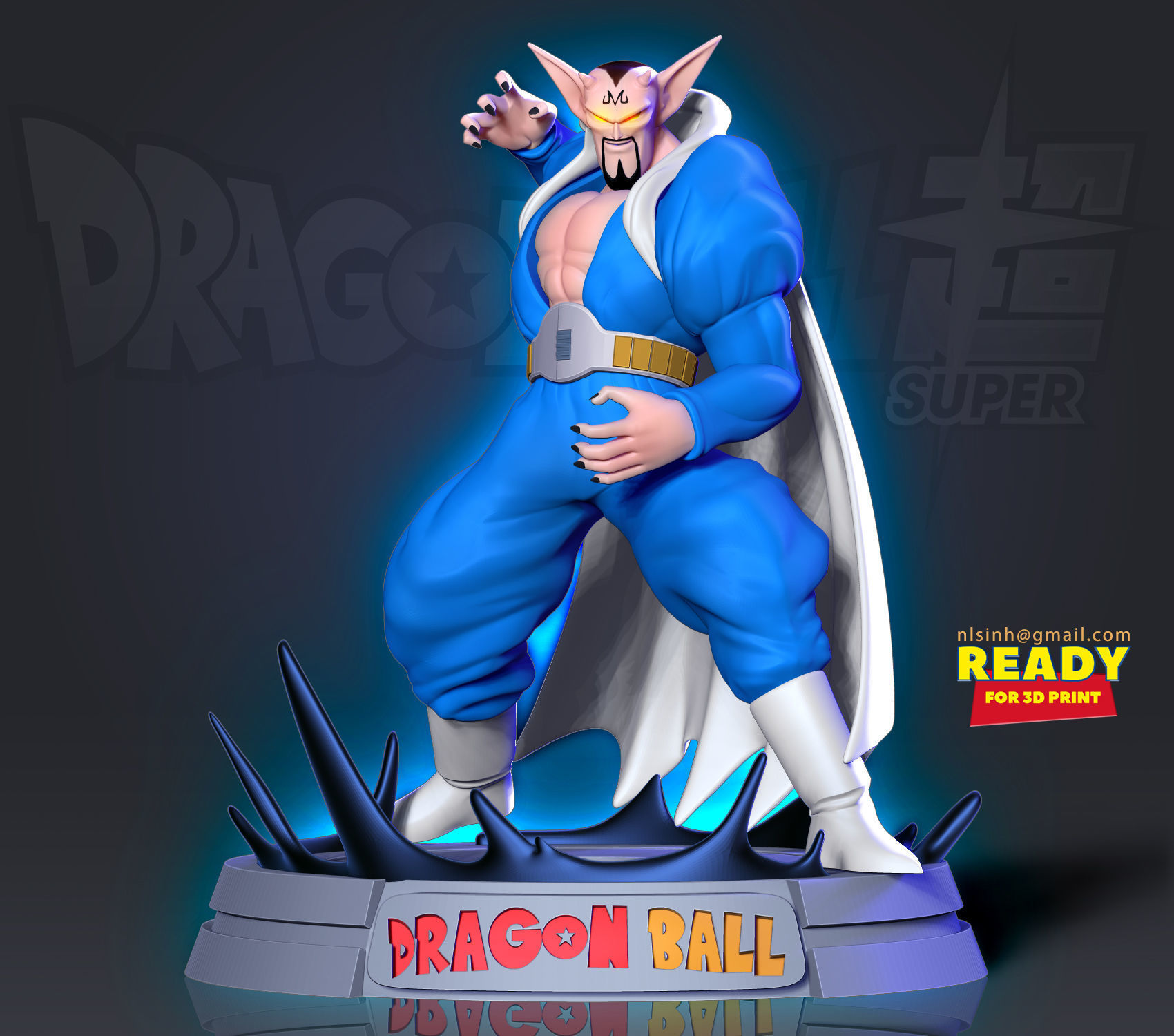 Dabura - Dragon Ball Fanart 3D print model_7