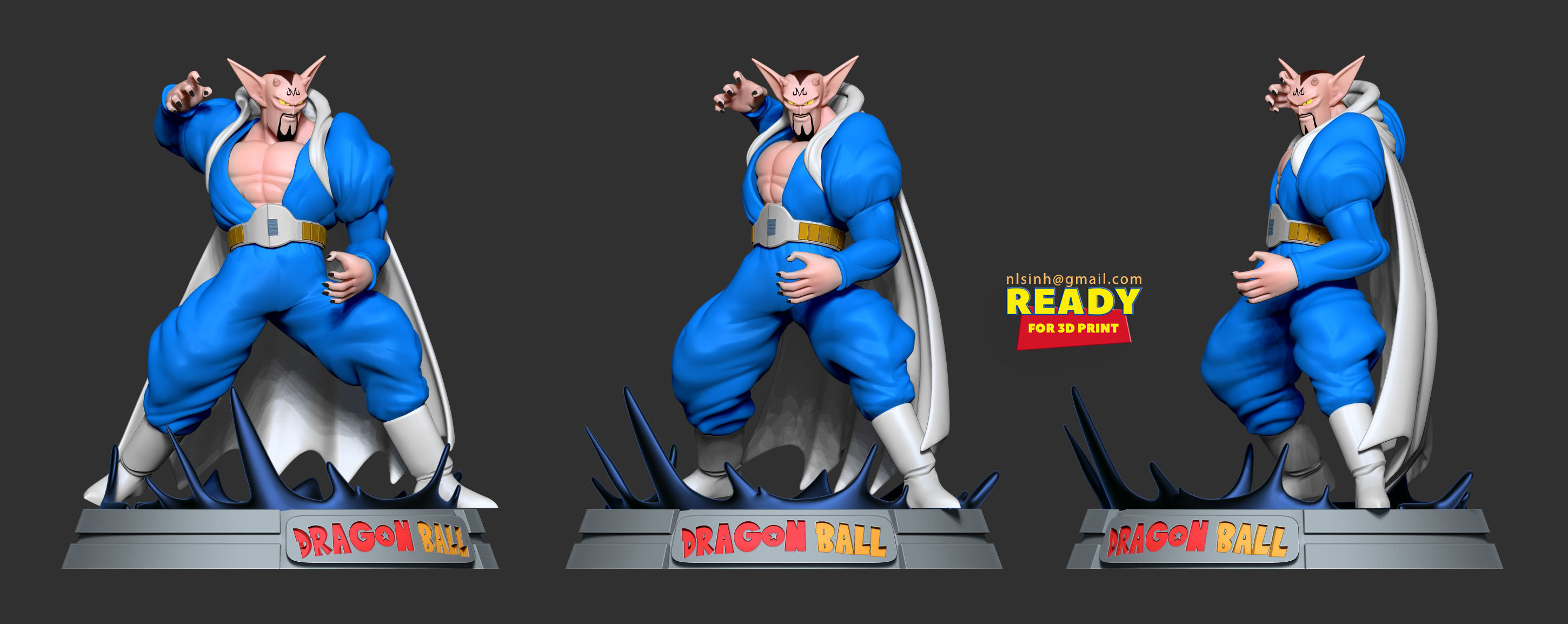Dabura - Dragon Ball Fanart 3D print model_3