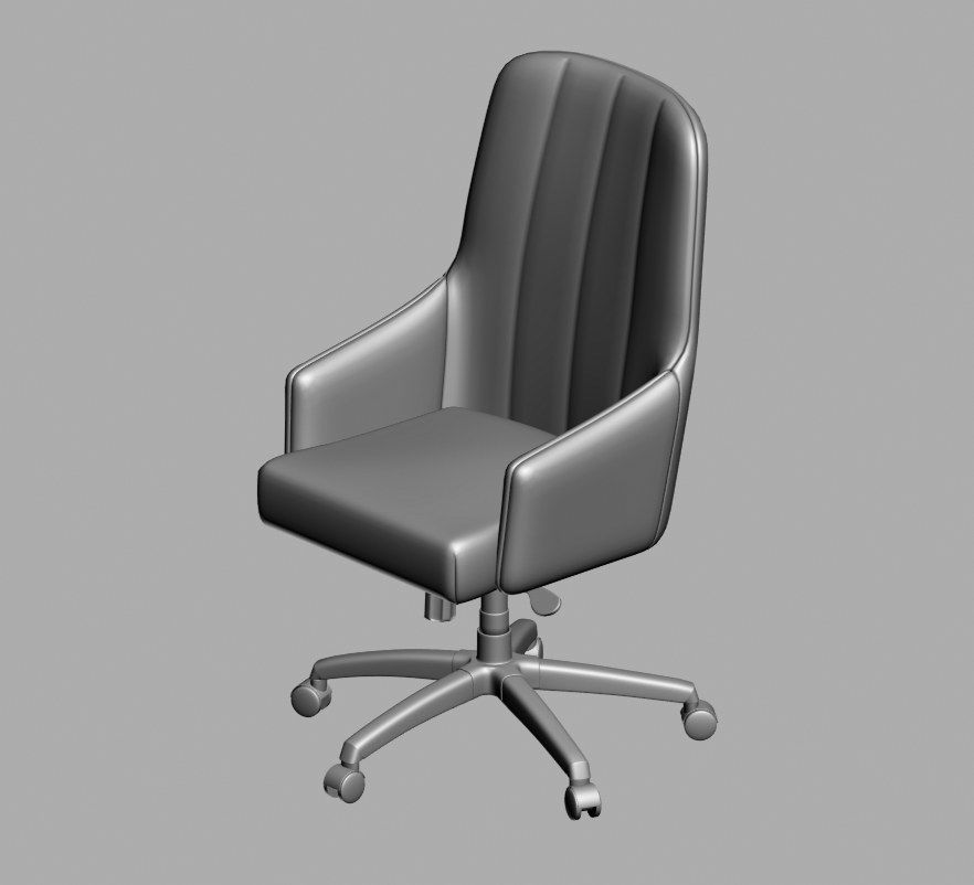 office chair 40 3D model_12