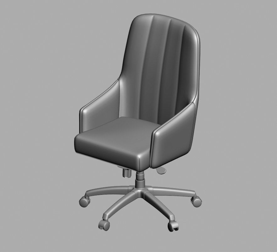 office chair 40 3D model_11