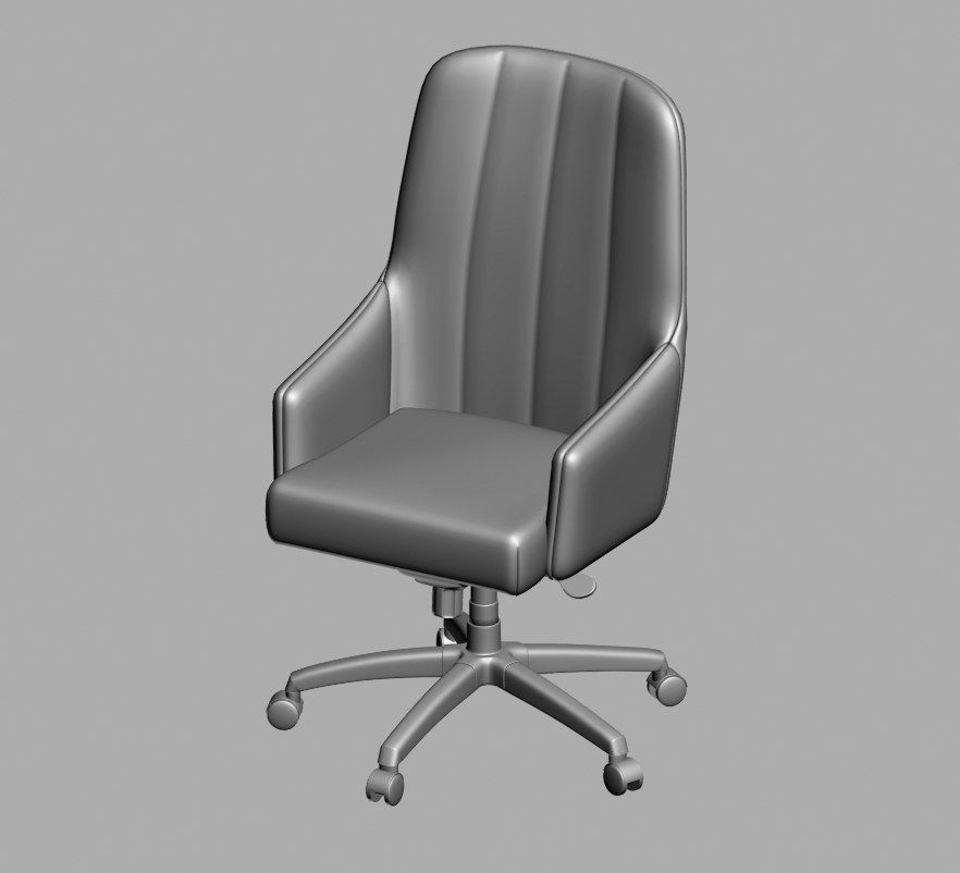 office chair 40 3D model_10