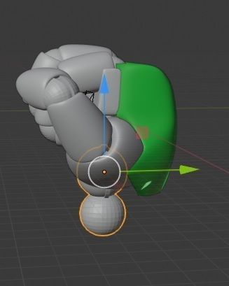 zeon hand 2 for MG 3D print model_1