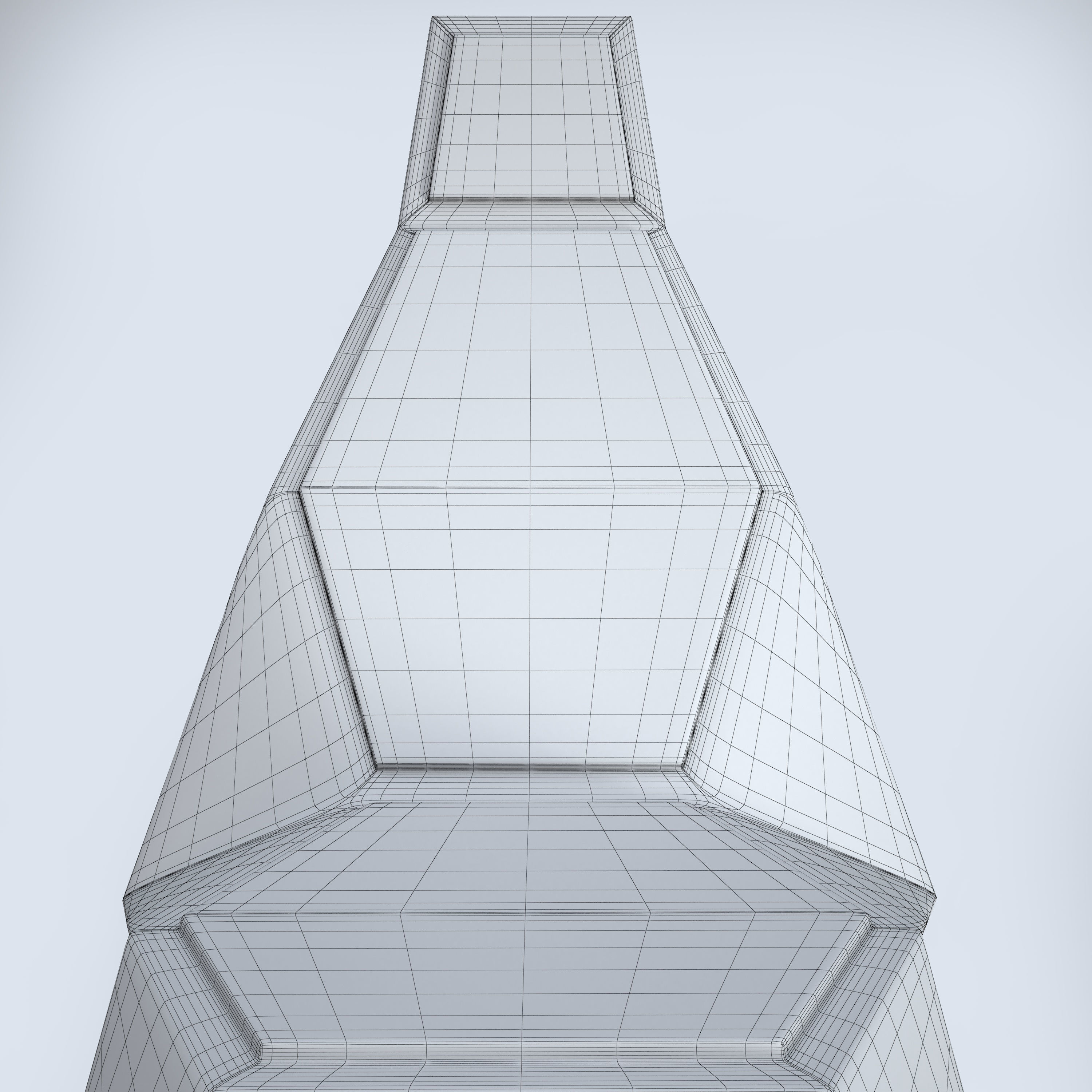 Modern Sunbed Low-poly 3D model_9