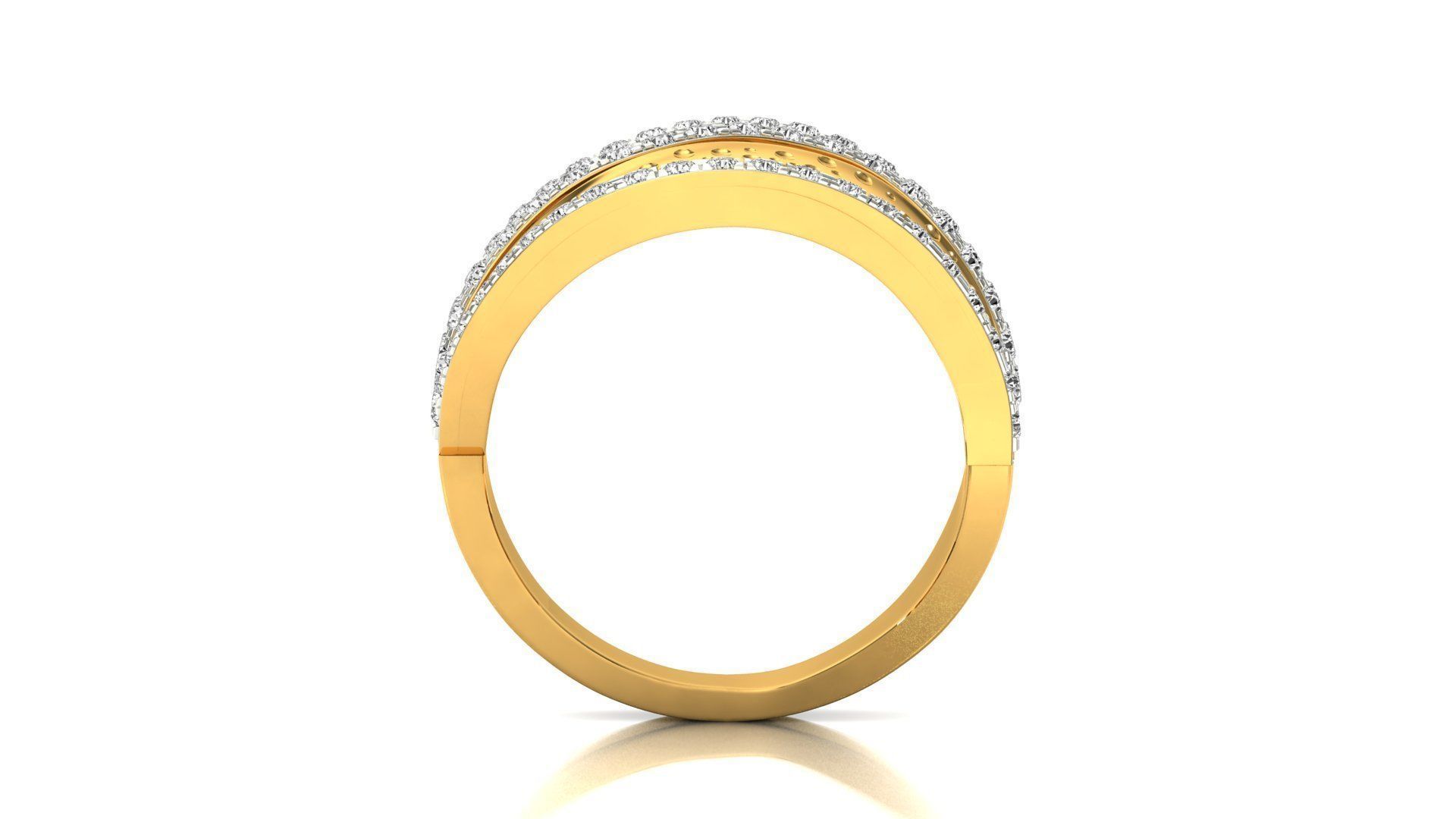 Ring-120 diamond eternity ring gold 3D print model_10