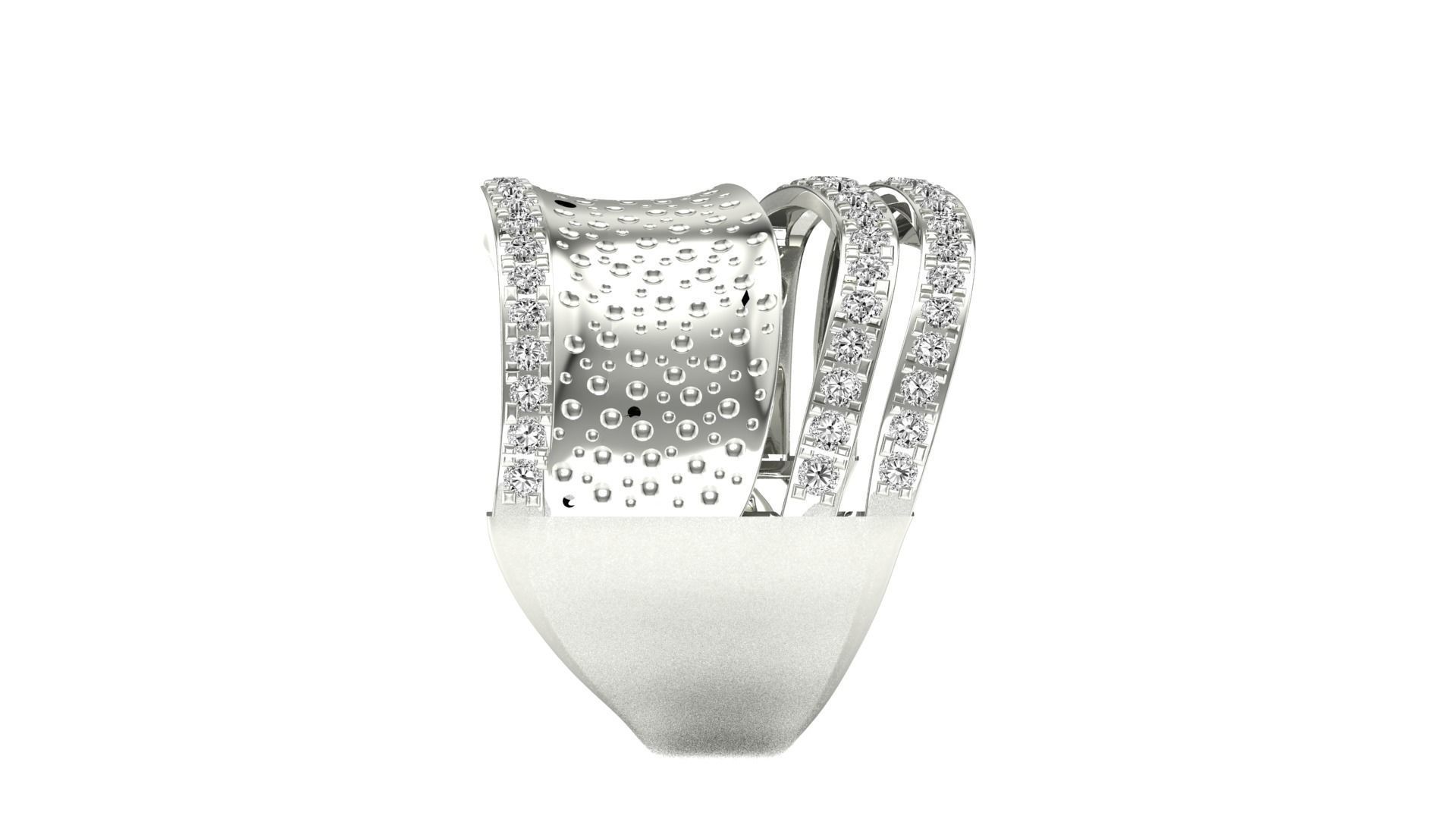 Ring-120 diamond eternity ring gold 3D print model_15