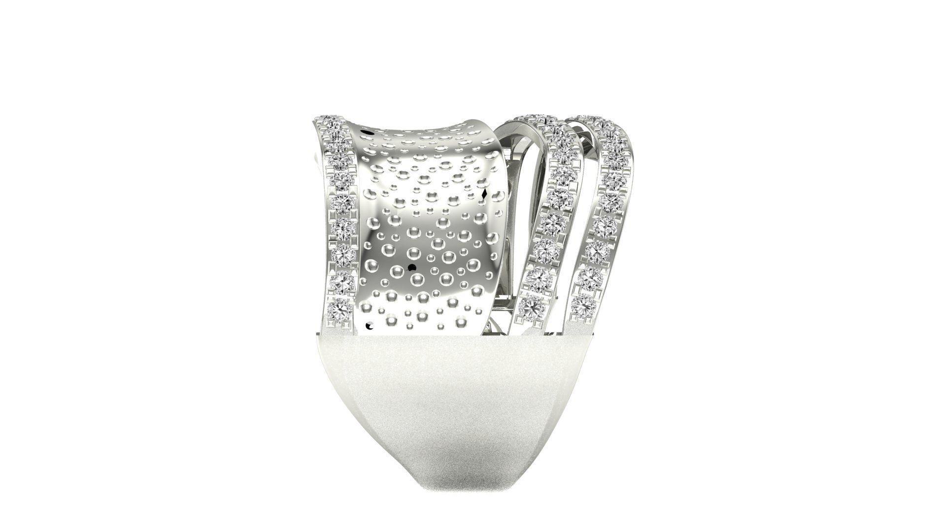 Ring-120 diamond eternity ring gold 3D print model_14