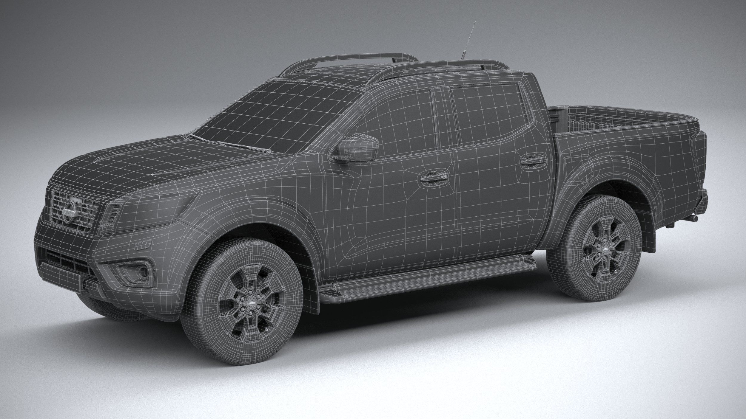 Nissan Navara DoubleCab 2020 3D model_28