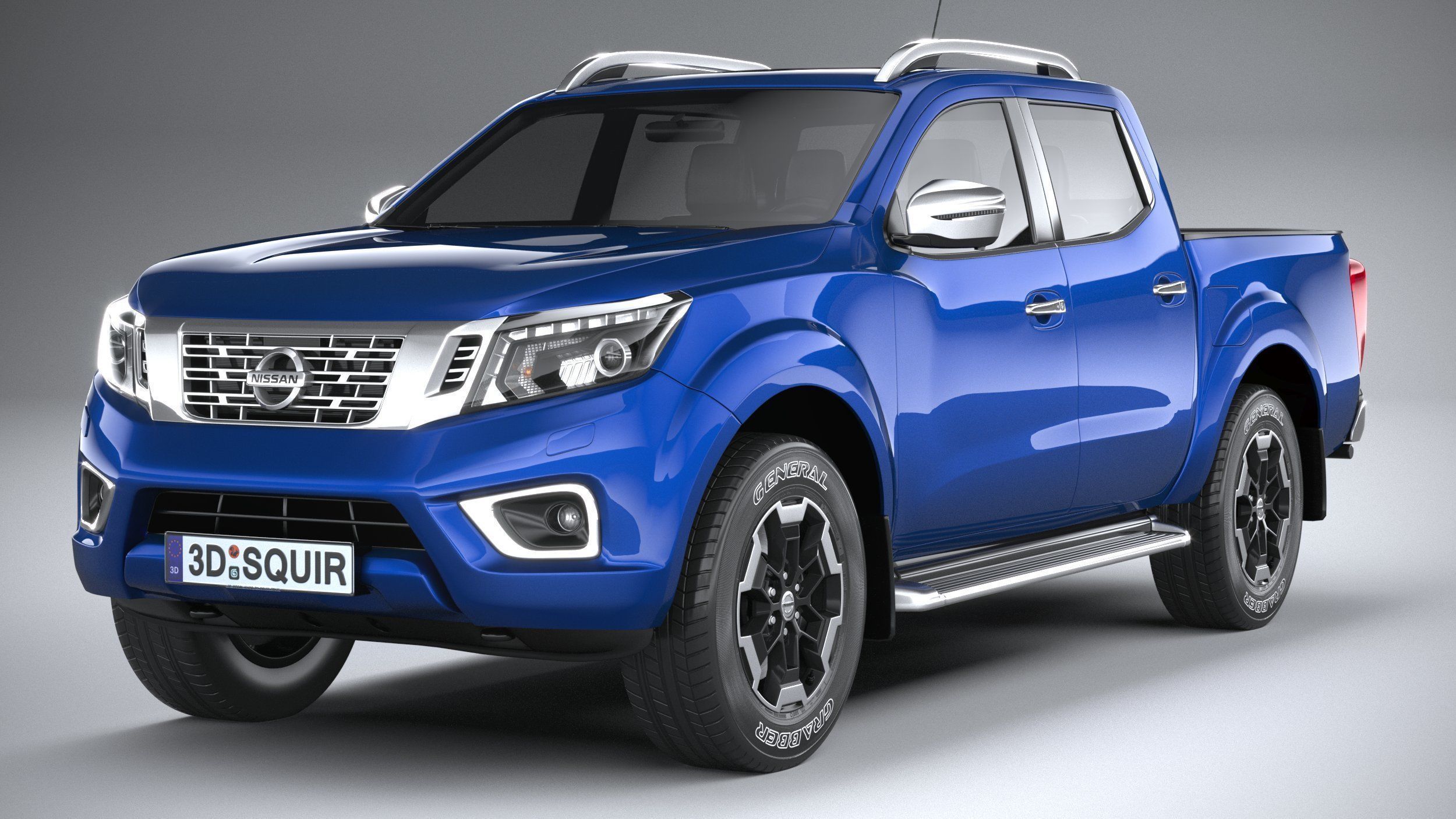 Nissan Navara DoubleCab 2020 3D model_2