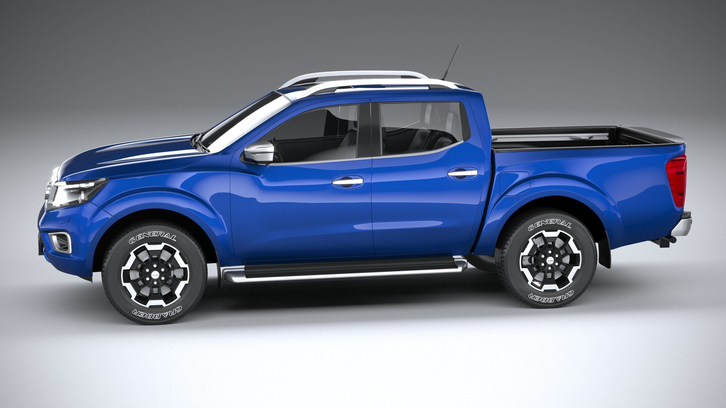 Nissan Navara DoubleCab 2020 3D model_8