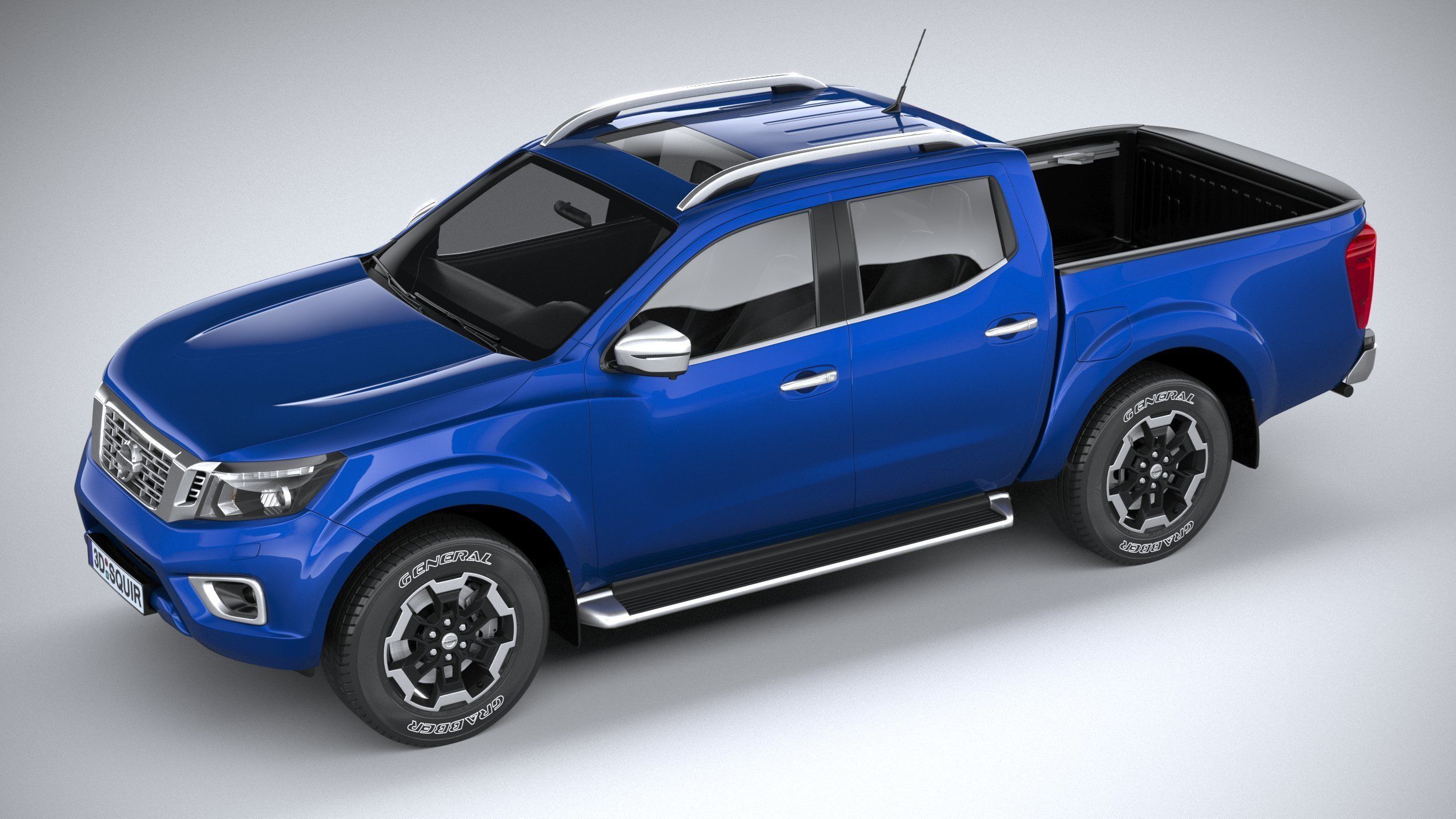 Nissan Navara DoubleCab 2020 3D model_7