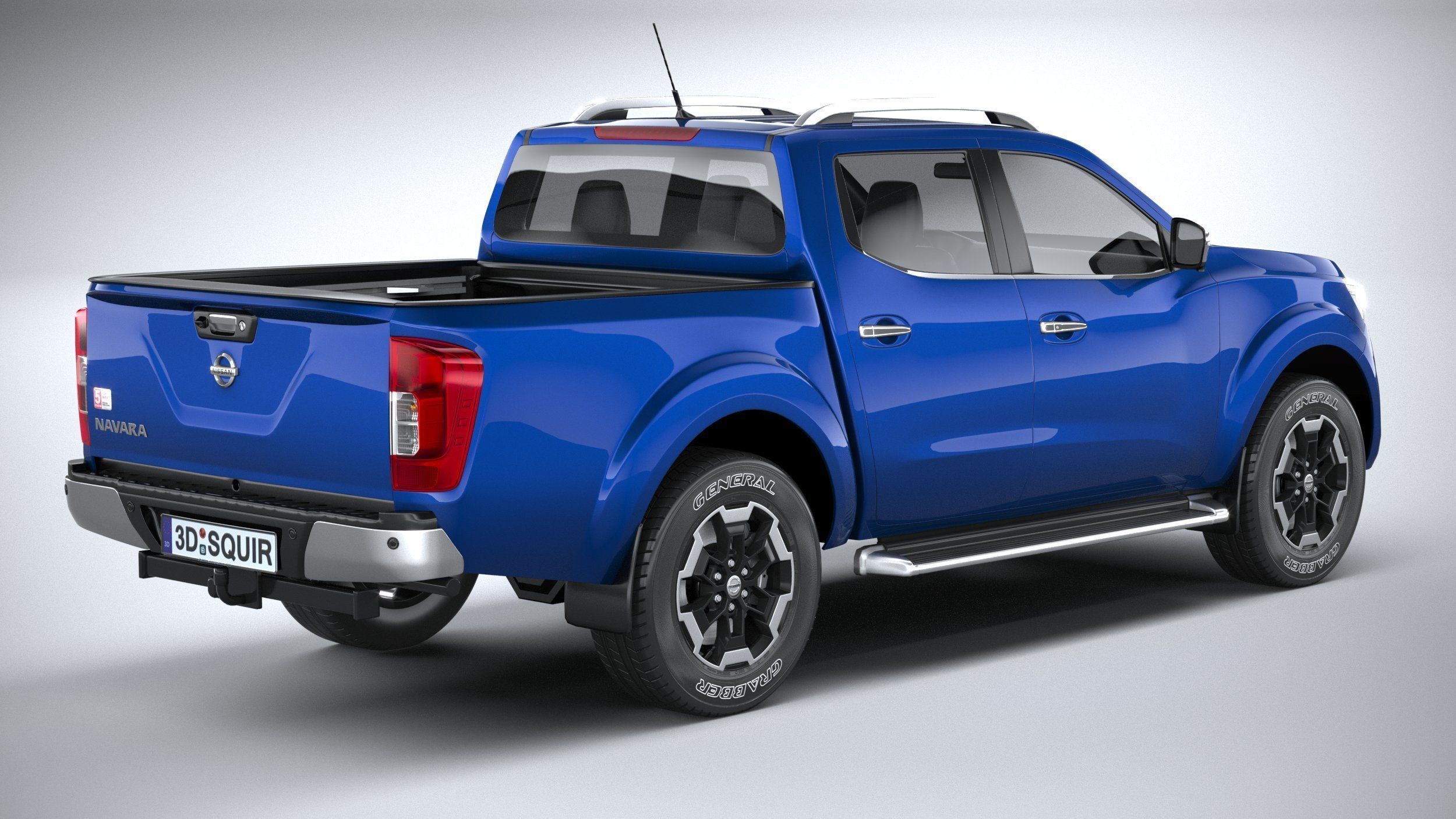 Nissan Navara DoubleCab 2020 3D model_17
