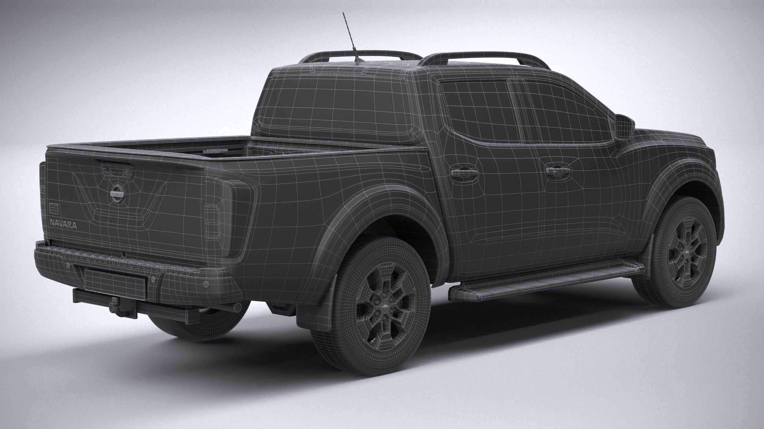 Nissan Navara DoubleCab 2020 3D model_29