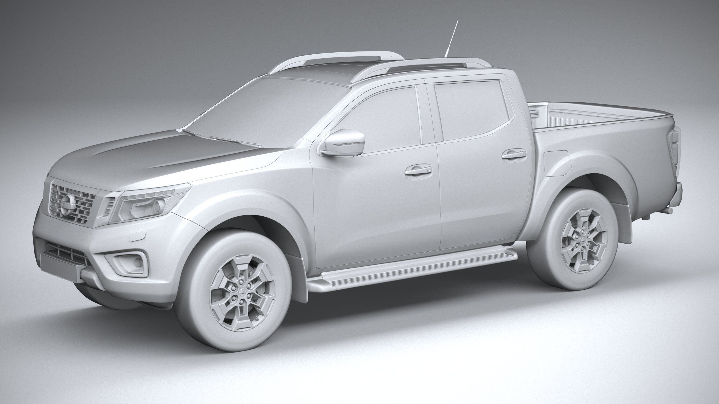 Nissan Navara DoubleCab 2020 3D model_19