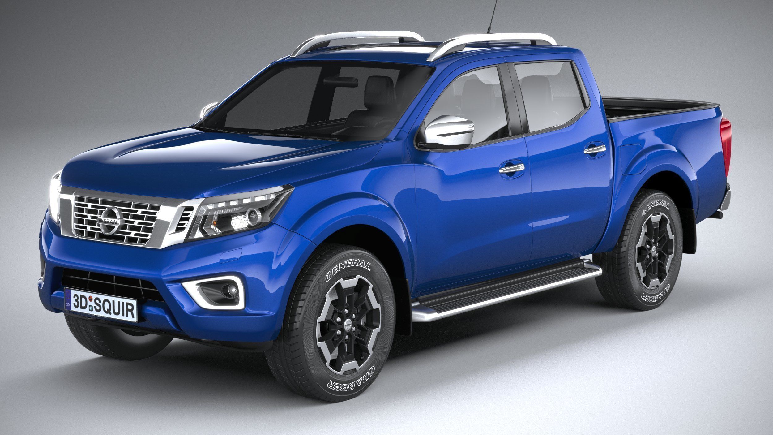 Nissan Navara DoubleCab 2020 3D model_1