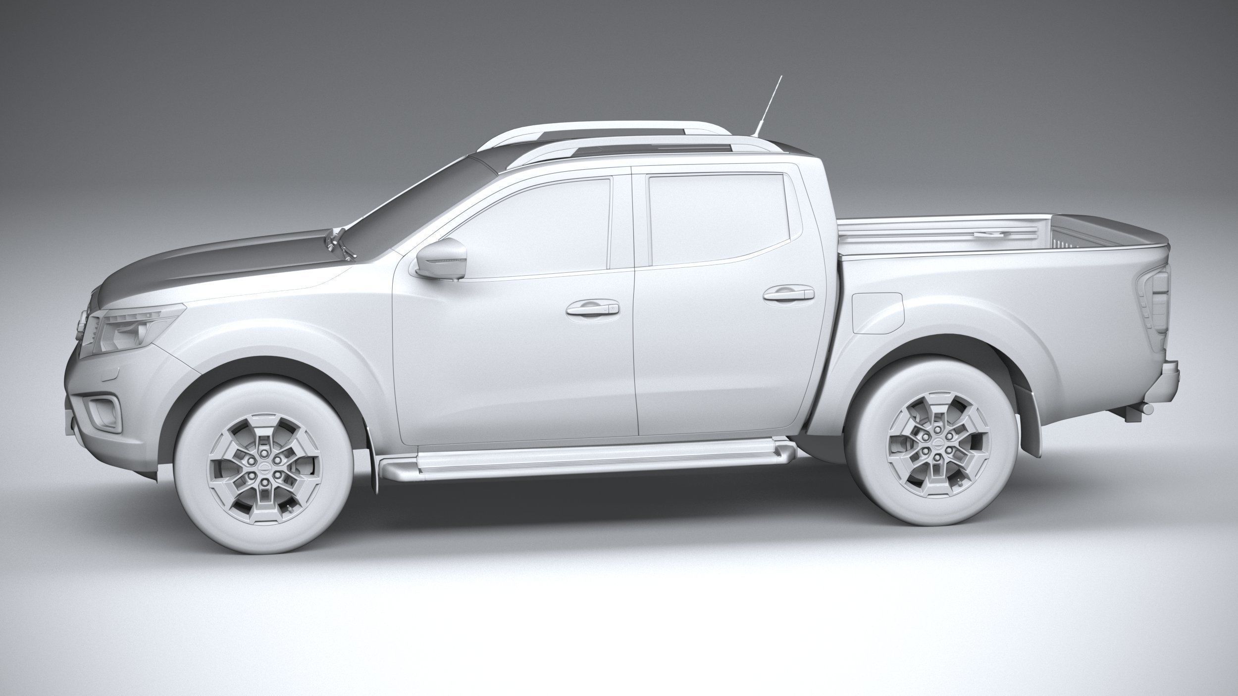 Nissan Navara DoubleCab 2020 3D model_22