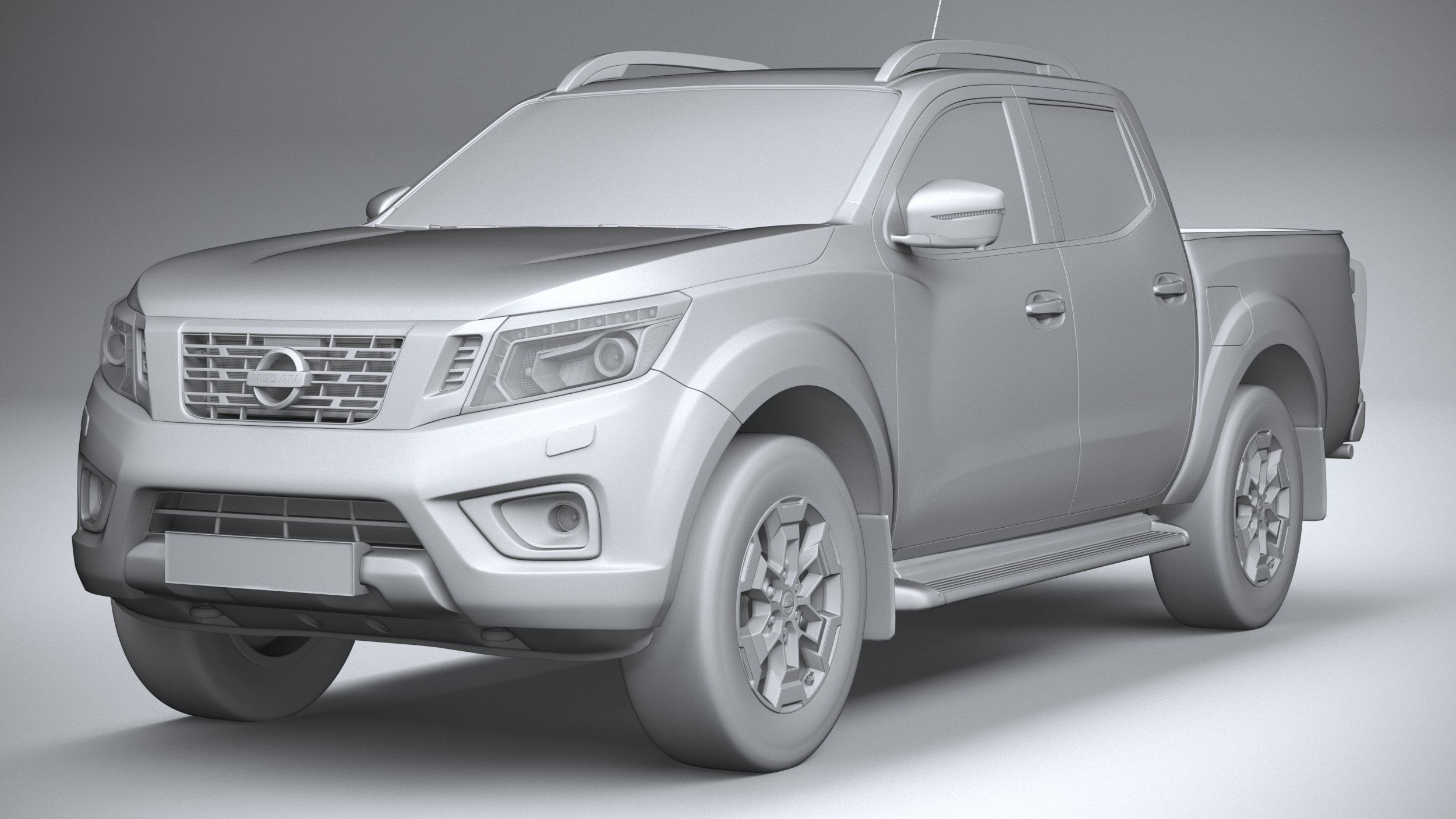 Nissan Navara DoubleCab 2020 3D model_20