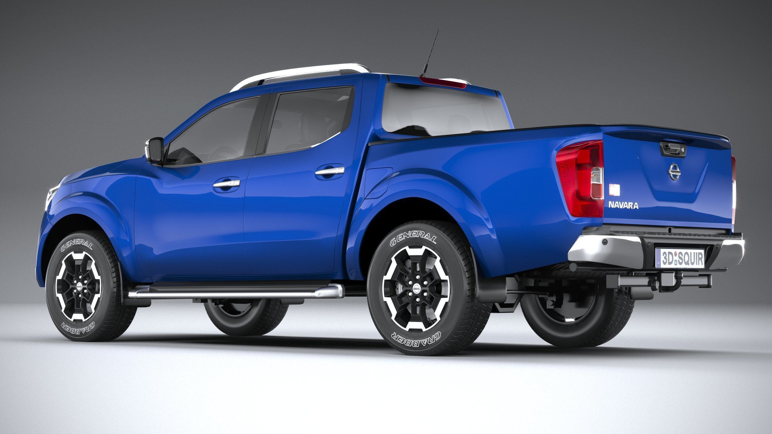 Nissan Navara DoubleCab 2020 3D model_5