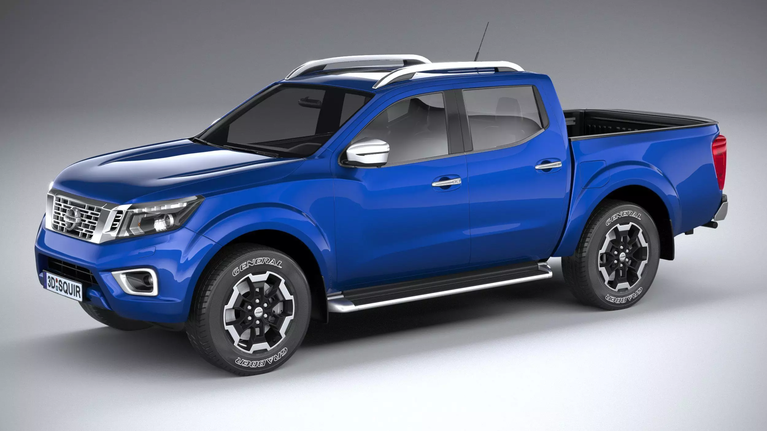 Nissan Navara DoubleCab 2020 3D model_0