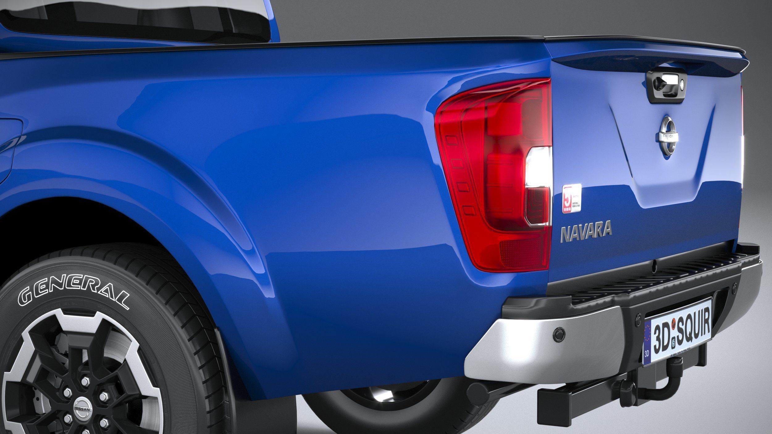 Nissan Navara DoubleCab 2020 3D model_6