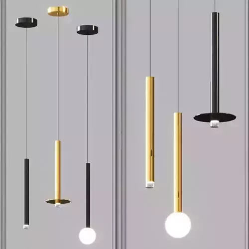 Grok CANDLE - Lamps set 3D model