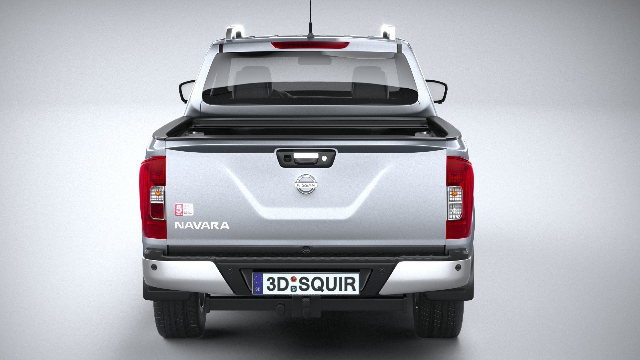 Nissan Navara DoubleCab regular 2020 3D model_4