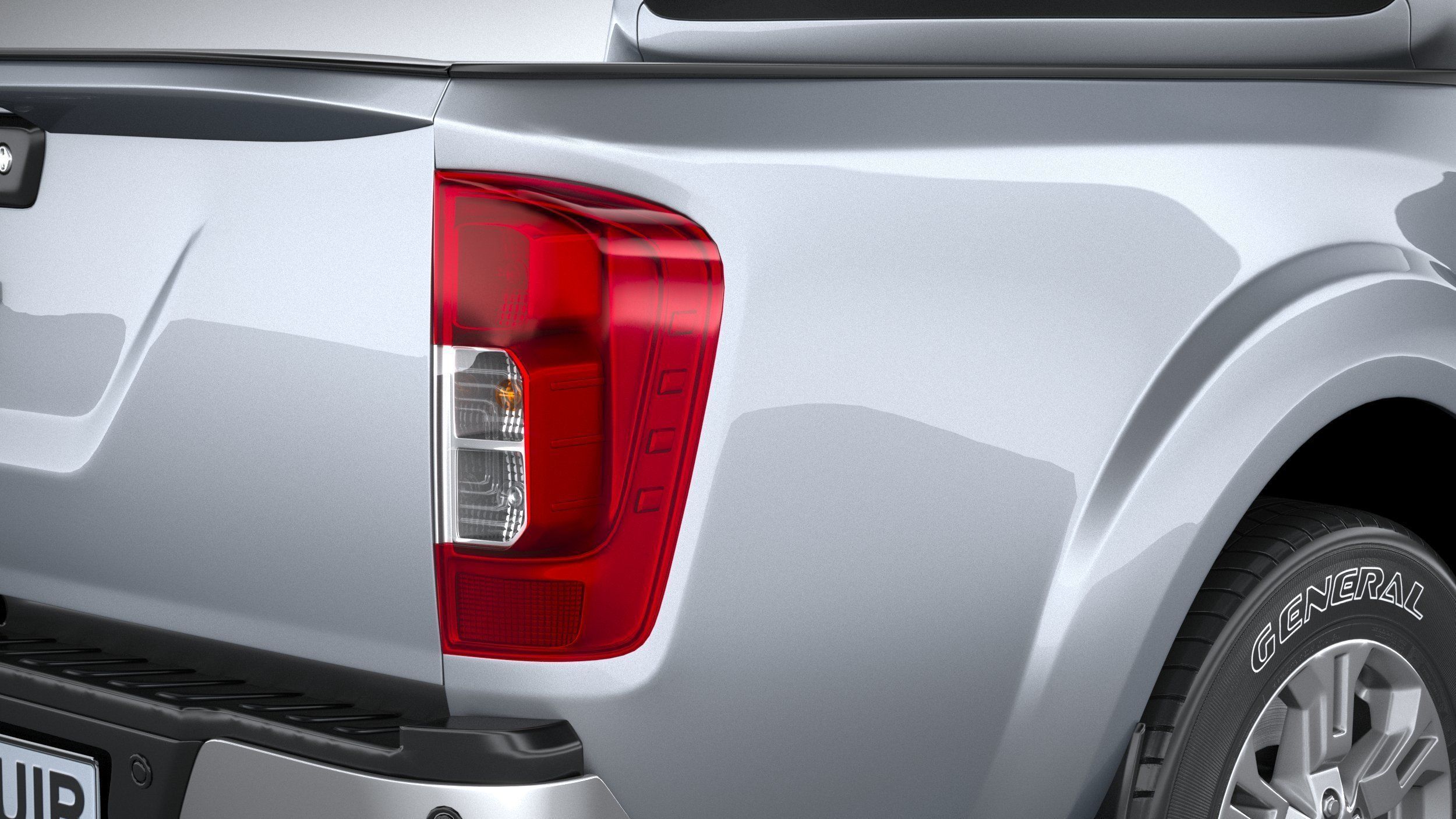 Nissan Navara DoubleCab regular 2020 3D model_18