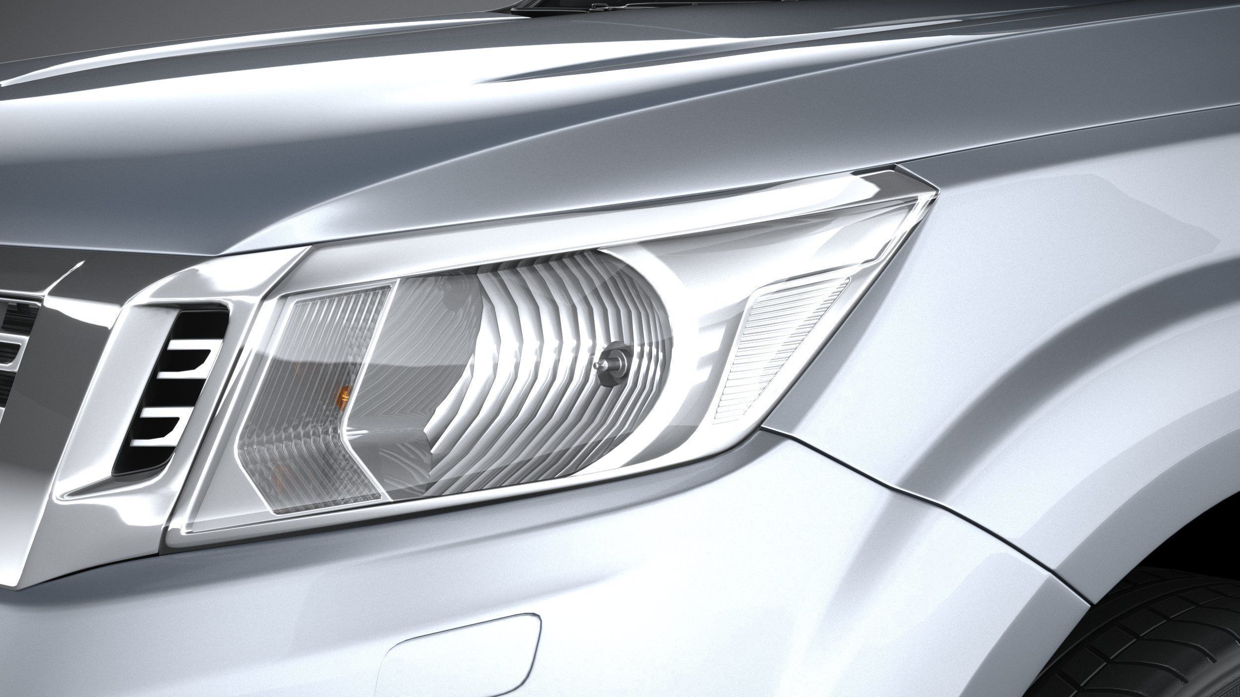 Nissan Navara DoubleCab regular 2020 3D model_14