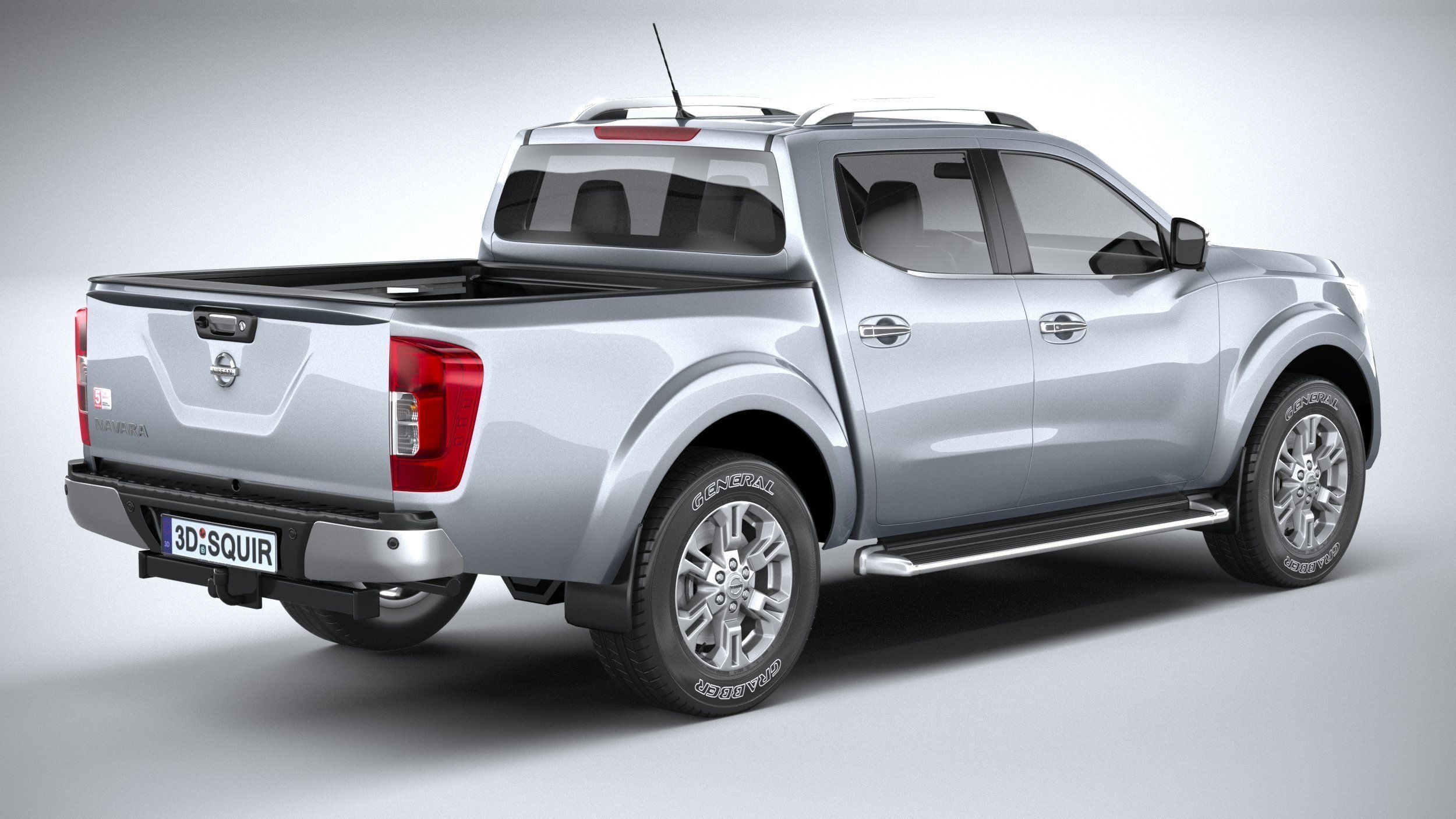 Nissan Navara DoubleCab regular 2020 3D model_17