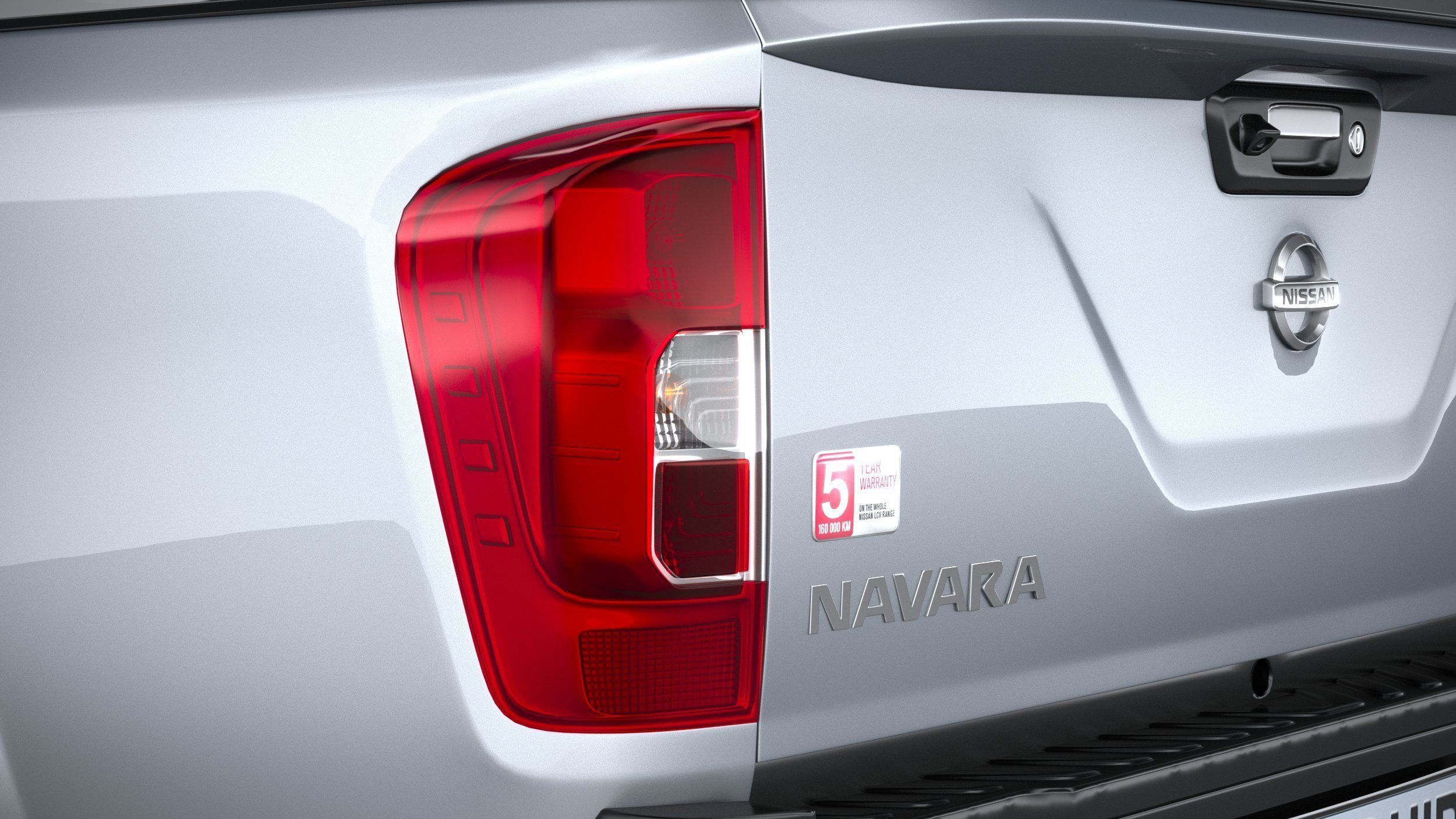 Nissan Navara DoubleCab regular 2020 3D model_15