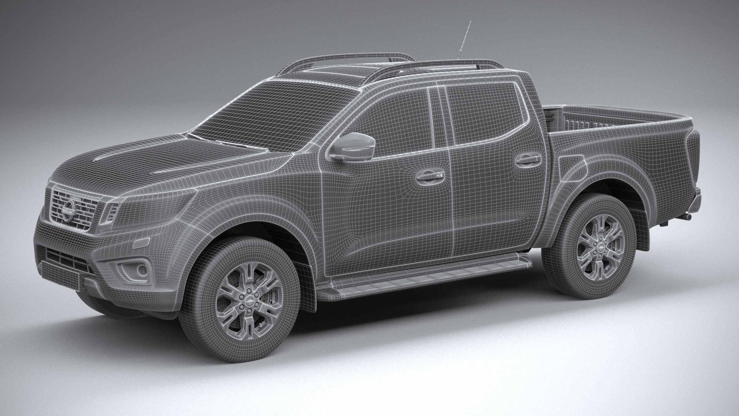 Nissan Navara DoubleCab regular 2020 3D model_26