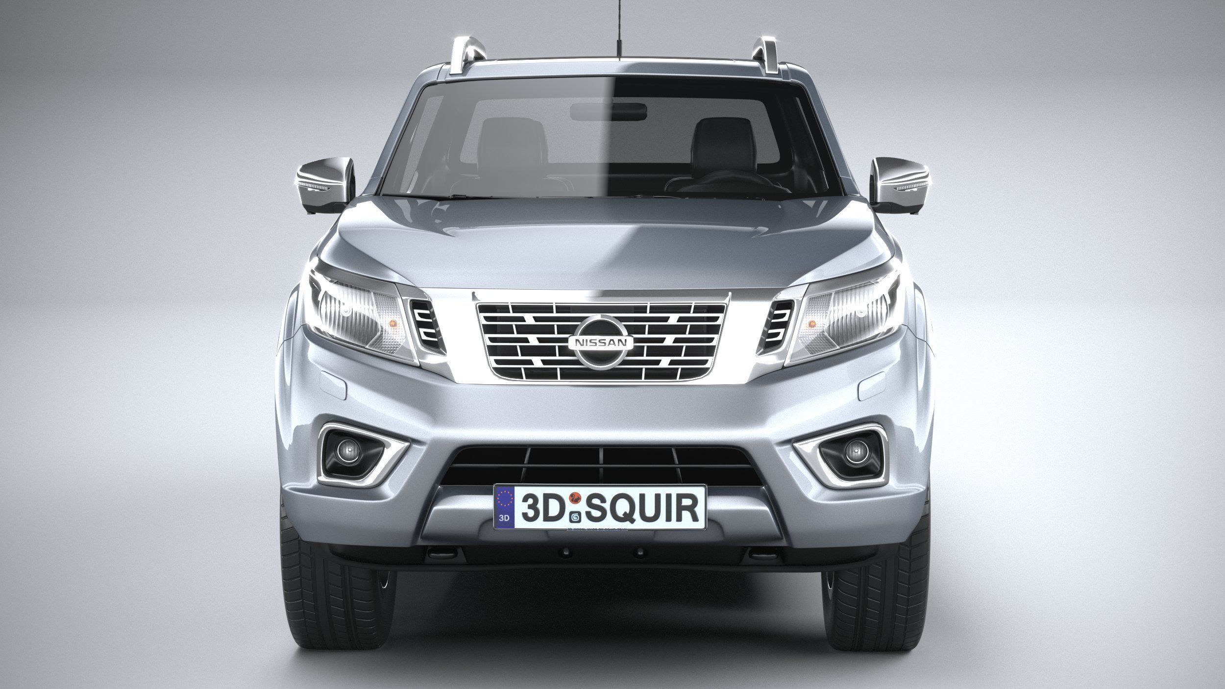 Nissan Navara DoubleCab regular 2020 3D model_13