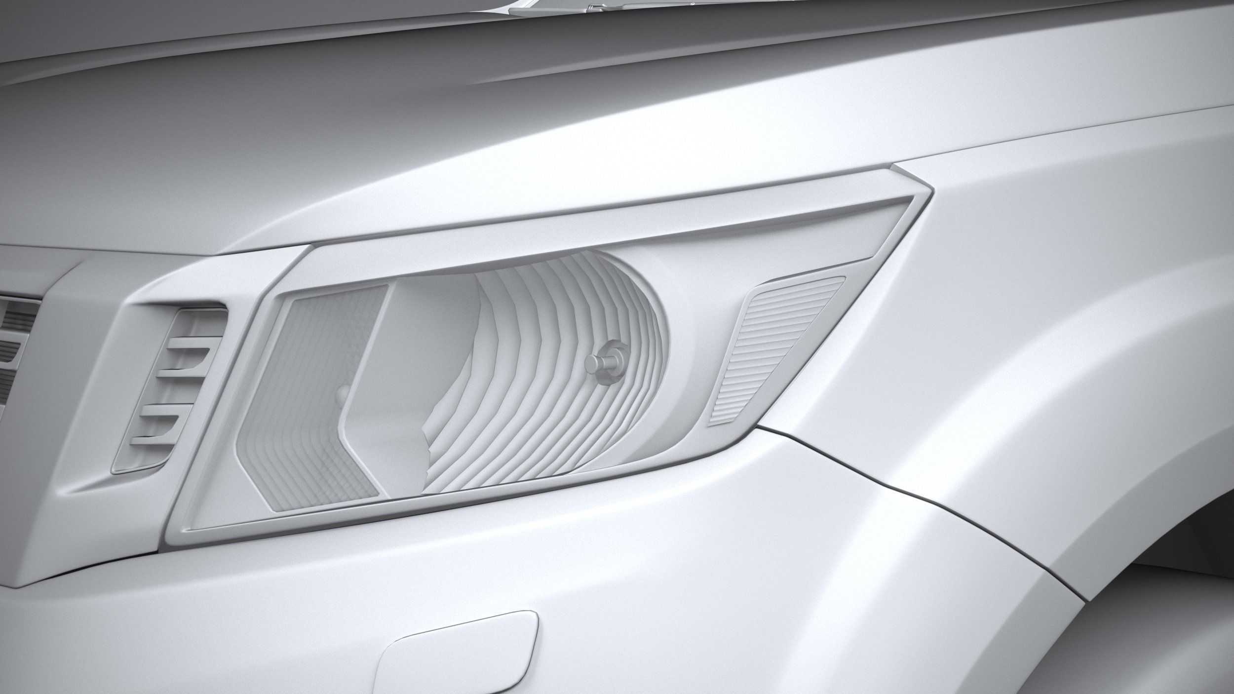 Nissan Navara DoubleCab regular 2020 3D model_23