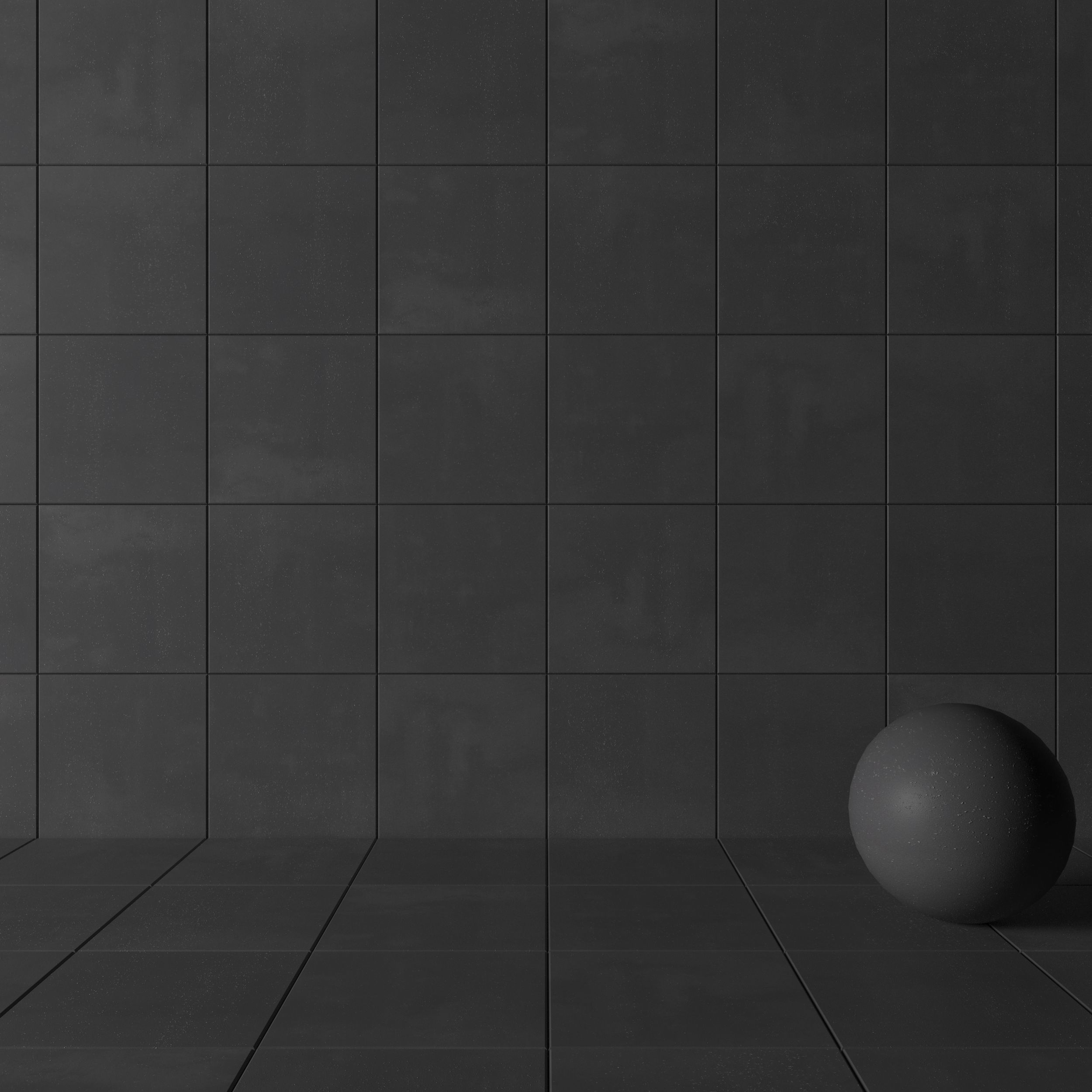 Kale Kalestone Plus Terrazzo Siyah 60x60 Texture_2